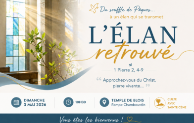 culte avec Sainte Cène au Temple de Blois