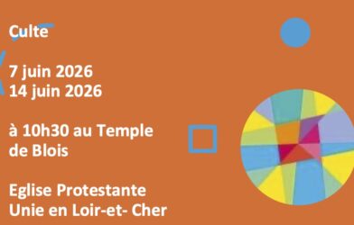 Prochains cultes dominicaux au temple de Blois