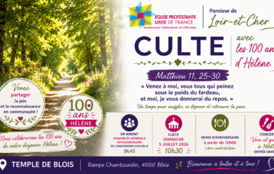 culte au Temple de Blois