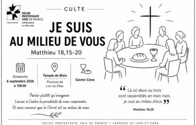 culte au Temple de Blois